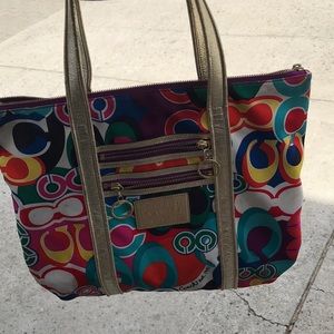 Coach colorful shoulder bag!